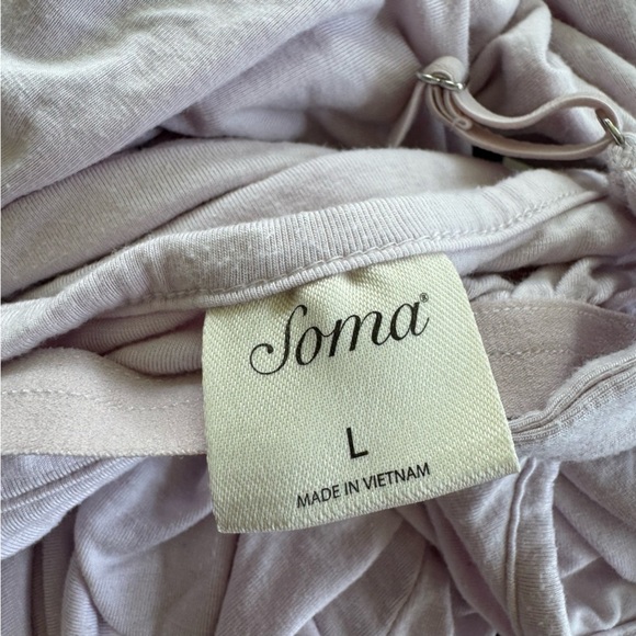 Soma Adjustable Strap Light Lilac Purple Tank Top - Picture 7 of 9